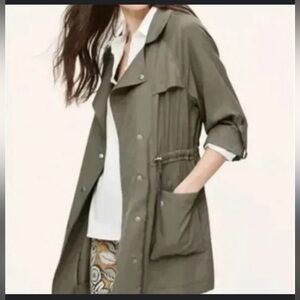 LOFT Utility Jacket in Olive